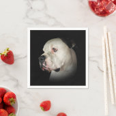 アメリカンブルドッグポートレート スタンダードカクテルナプキン (インサイチュ)