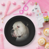 アメリカンブルドッグポートレート ペーパープレート (パーティー)