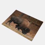 アメリカンブルバイソンビューティフルビースト ドアマット (アングル)