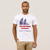 アメリカンプライド セイルボート Tシャツ (正面フル)
