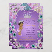 アメリカンプリンセスベビーシャワー招待状 招待状 (正面/裏面)