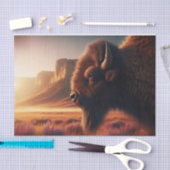 アメリカンプレインズバイソンデクページ紙 薄葉紙 (クラフト)