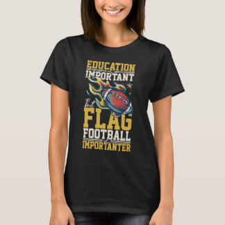 アメリカンプレーヤーフィールド国旗のフットボール国旗 Tシャツ