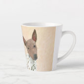 アメリカンヘアレス絵画テリアーズ – Dog Art カフェラテマグ (右)