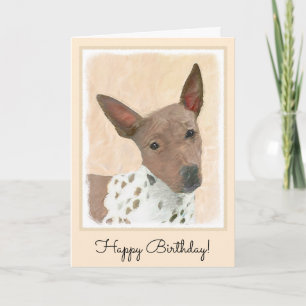 アメリカンヘアレス絵画テリアーズ – Dog Art カード