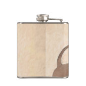 アメリカンヘアレス絵画テリアーズ – Dog Art フラスク (裏面)