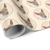 アメリカンヘアレス絵画テリアーズ – Dog Art ラッピングペーパー (ロールコーナー)