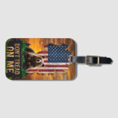 アメリカンベアーサンセットセンチネル ラゲッジタグ (正面横)