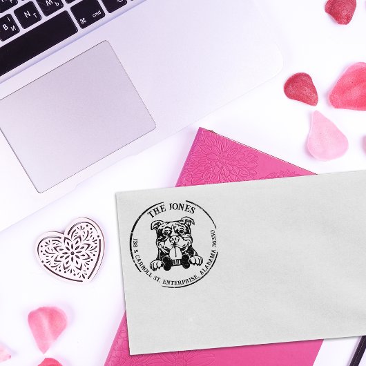 アメリカンベリードッグファミリー差出人住所 ラバースタンプ