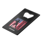 アメリカンベースボールパパ クレジットカード栓抜き (正面アングル)