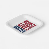 アメリカンホリデーレッドネックマントMatter 4th Of July USA ペーパープレート (傾斜あり)