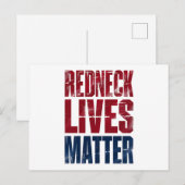 アメリカンホリデーレッドネックマントMatter 4th Of July USA ポストカード (正面/裏面)