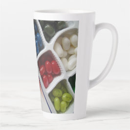 アメリカンホワイトレッドとブルーホワイト/金ゴールド22 oz Stein カフェラテマグ