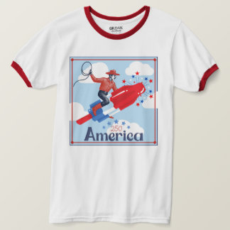 アメリカンポップカウボーイTシャツ Tシャツ