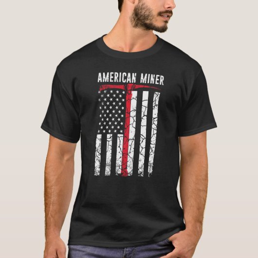 アメリカンマイナー石炭ゴールド Tシャツ (正面)