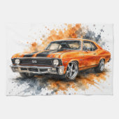 アメリカンマッスルカー キッチンタオル (横)