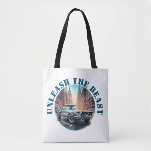 アメリカンマッスルカー トートバッグ (正面)