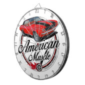 アメリカンマッスルレッドカマロ ダーツボード (正面右)