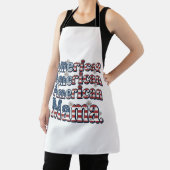 アメリカンママ愛国ビンテージ彫刻Tシャツデザイン エプロン (インサイチュ)