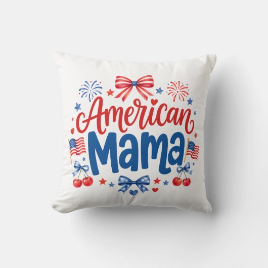 アメリカンママ クッション (正面)