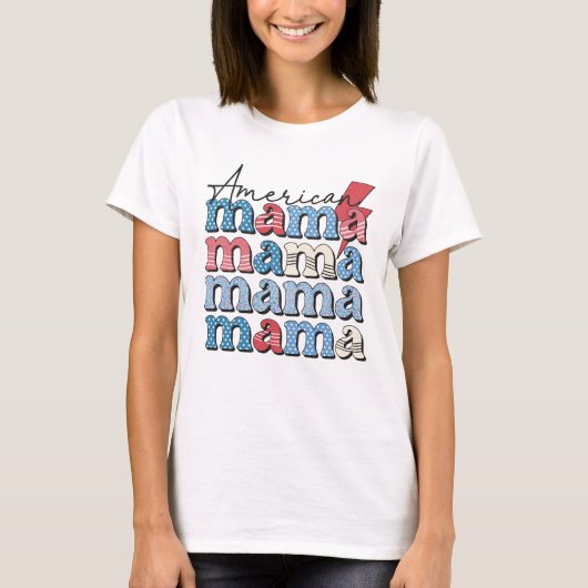 アメリカンママ Tシャツ (正面)