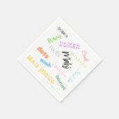 アメリカンマヨング紙ナプキン スタンダードカクテルナプキン (角)