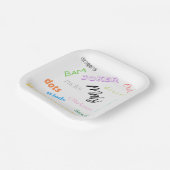 アメリカンマヨング紙プレート ペーパープレート (傾斜あり)