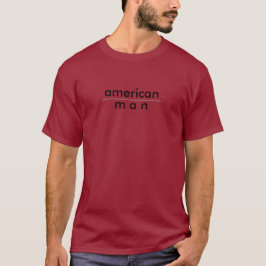 アメリカンマンマルーン Tシャツ