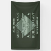 アメリカンメイド70誕生日 横断幕 (縦)