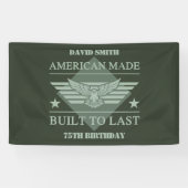 アメリカンメイド75誕生日 横断幕 (横)