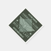 アメリカンメイド80誕生日 スタンダードカクテルナプキン (角)