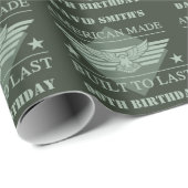 アメリカンメイド90誕生日 ラッピングペーパー (ロールコーナー)