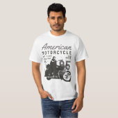 アメリカンモトサイクル Tシャツ (正面フル)