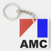 アメリカンモーターズキーチェーン キーホルダー (正面)