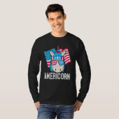アメリカンユニコーン虹の魔法4番目 Tシャツ (正面フル)