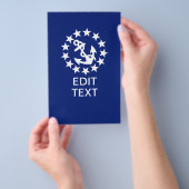 アメリカンヨ航海のットフラグいかりオンブルー チラシ (ハンドル)