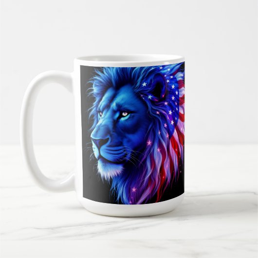 アメリカンライオン コーヒーマグカップ (左)