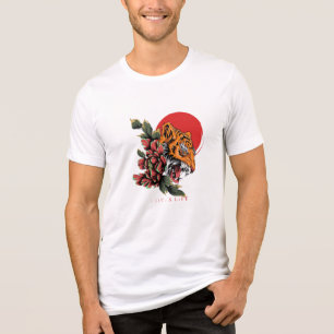 アメリカンライフ – Tiger & Peony Sun Tシャツ