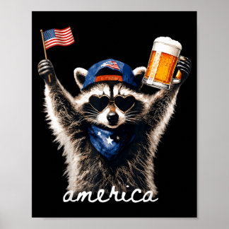 アメリカンラグーン ビール 1776-2026 独立記念日 ポスター