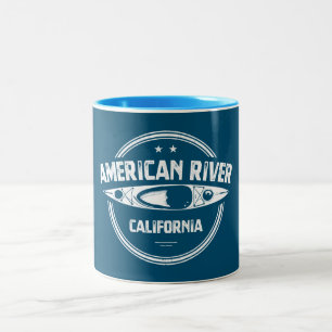 アメリカンリバーカリフォルニアカヤック ツートーンマグカップ