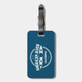 アメリカンリバーカリフォルニアカヤック ラゲッジタグ (裏面縦)