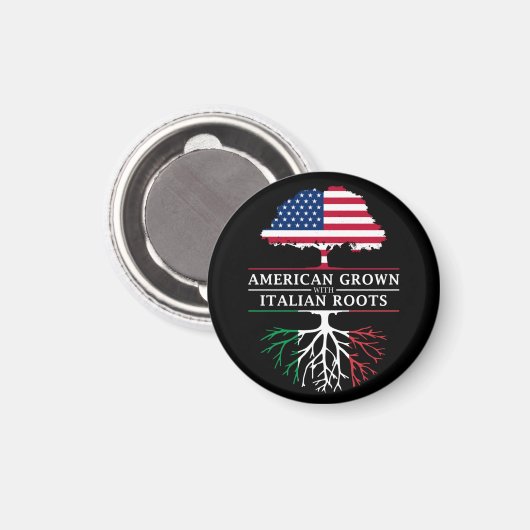 アメリカンルーツイタリイタリアンアデザイン マグネット (正面/裏面)