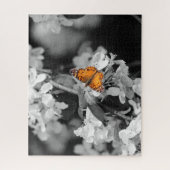 アメリカンレディーバタフライオンアップルブロッサムパズル ジグソーパズル (縦)