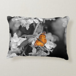 アメリカンレディーバタフライオンブロッサム装飾用クッション アクセントクッション