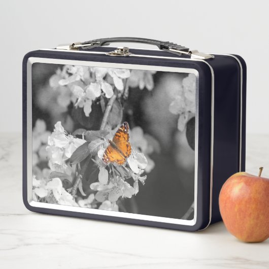 アメリカンレディーバタフライ花弁当箱 メタルランチボックス (インサイチュ)