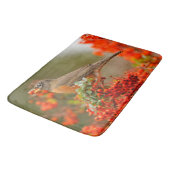 アメリカンロビンとピラカンサのポンメ バスマット (アングル)