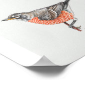 アメリカンロビンアートプリント ポスター (角)