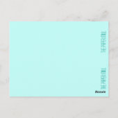 アメリカンロビンブックマーク ポストカード (裏面)