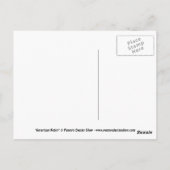 アメリカンロビン鳥はがき ポストカード (裏面)