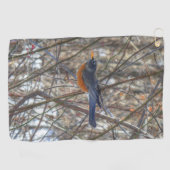 アメリカンロビン ゴルフタオル (横)